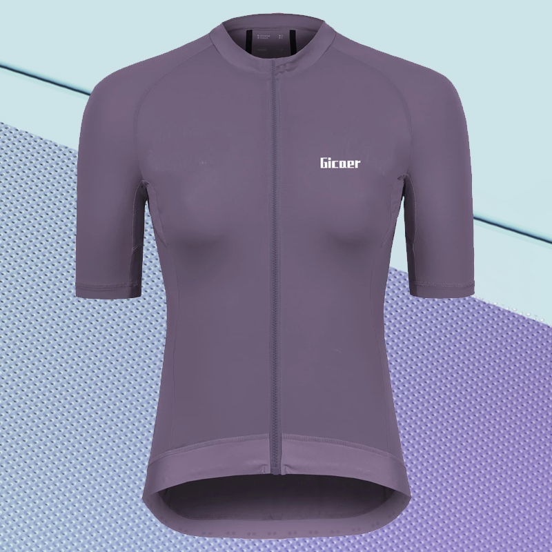 New Summer Women's Short Sleeved Bicycle Mountain Vehicle Sweat Breaky Bicycle Road Car Shirt