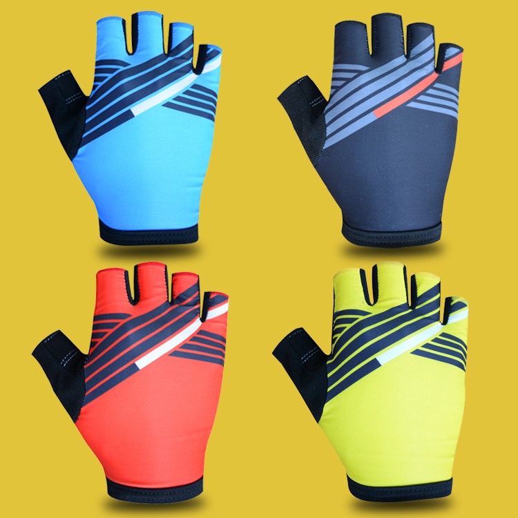 2021 New Bike Riding Summer Short Finger Outdoor Riding Gloves Non-slip Shock Absorbing Bike Half Finger Gloves
