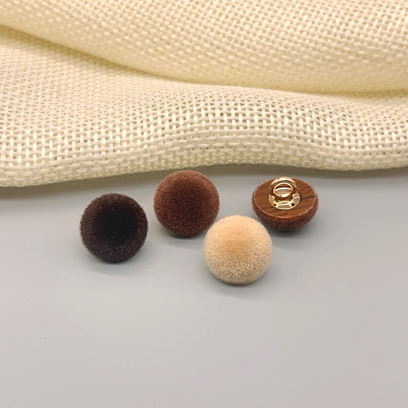 High-End New Style Flocked Small Buttons Mushroom-Shaped Half-Round Buttons for Sweaters, Cardigans, Shirts, and Cufflinks High-End New Style Flocked Small Buttons Mushroom-Shaped Half-Round Buttons for Sweaters, Cardigans, Shirts, and Cufflinks
