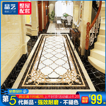 Eurostyle Living Room Floor Brick Parquet tile Entrance Genguan Carpet Brick Aisle Pattern Restaurant Floor Tile Throwing Crystal Brick