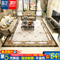 European-style living room mosaic tiles entrance hall corridor restaurant microcrystalline stone floor mosaic floor tiles puzzle polished crystal tiles