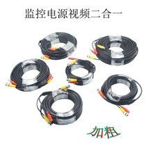 Plus coarse simulation monitoring camera power video two-in-one integrated finished wire pure copper core BNC joint
