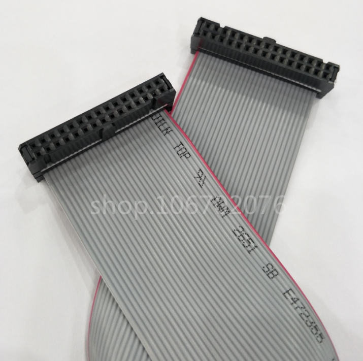 FC-30P double head line 30pin pin JTAG connection line 2 54mm AVR download line IDC grey flat cable