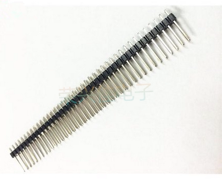 Needle length 15mm double row needle 2 54mm 2*40P double row straight needle 80P copper needle small black clip