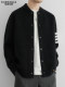 Mark Huafei Knitted Cardigan Sweater Men's Spring and Autumn New Trendy Handsome Handsome Color Solid Versatile Casual Loose Jacket