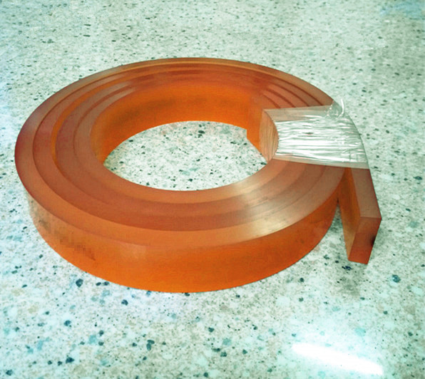 30 * 9 * 2000 flat mouth web version print scraping resistant solvent mesh version printed rubber scraping scraper adhesive tape squeegee rubber strip