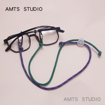 Adjustable and rolling mask rope design colour mixing fashion season with same glasses hanging rope dual use