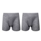 Ba khẩu súng quần lót nam võ sĩ cotton boxer giữa eo cao sườn trung niên lỏng lẻo cỡ lớn 50036B0 - Nam giới