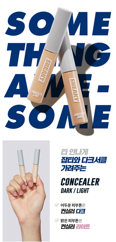 Trang điểm nam Hàn Quốc SNEAKY Kem che khuyết điểm nam Pen Sticker Cover Scar Scars In hai màu Tùy chọn - Mỹ phẩm nam giới kem che khuyết điểm nam