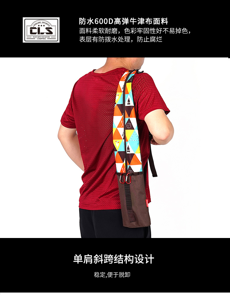 Đa chức năng ngoài trời Messenger túi trekking cực chống nước ba lô di động nạng túi lưu trữ cần câu cá túi lưu trữ - Túi vai đơn túi xách nữ