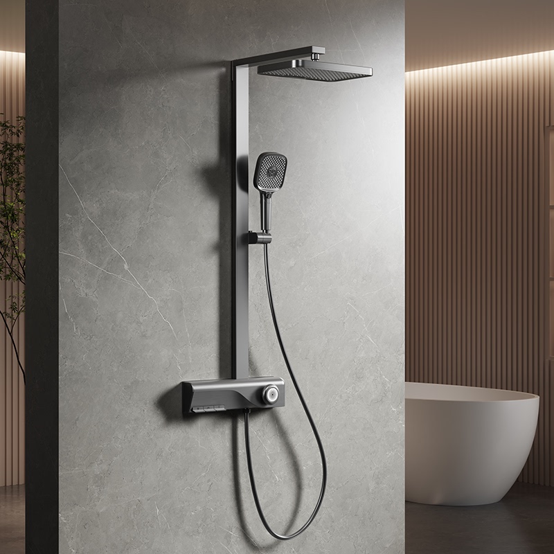 2026 New Model 304 Stainless Steel Multifunctional Shower Faucet for Home Use, Suitable for Small Apartments, Hot and Cold Water Set