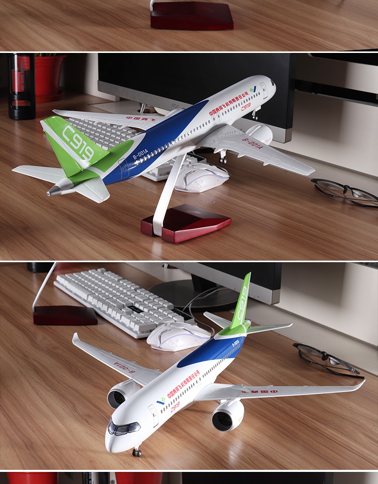 Mô hình máy bay chở khách hợp kim COMAC C919 đồ chơi China Southern Airlines B787 777 737 Airbus A380 350 330 - Chế độ tĩnh mô hình giấy 3d