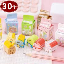Creative Milk Boxes Cute CUT ERASERS Students 61 Final Christmas Presents Prize Gift Gift Gift Gift