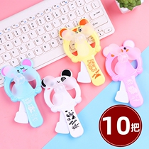 Hand Pressure Fan Summer Cartoon Hand-shaking Fan Children Toy Mini Fan Student Fan to Push Gift Source