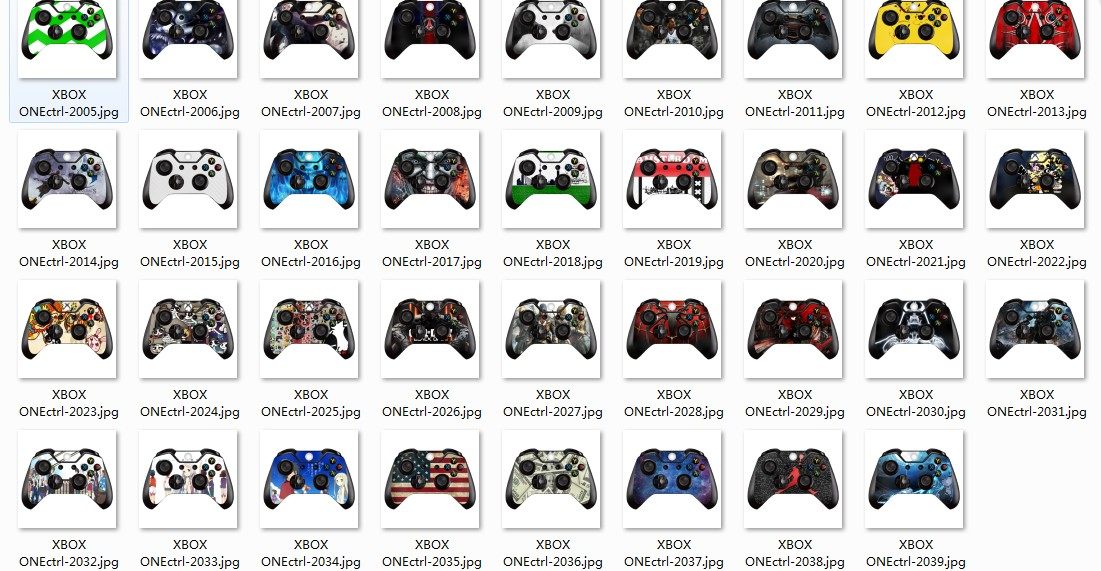 XBOX ONE handle stickers XBOXONE cartoon colorful anti-collision strip pain stickers can be customized