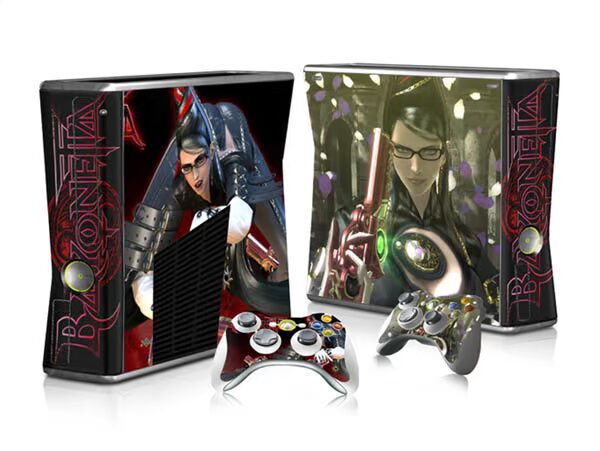 XBOX360 Máy mỏng dán máy chủ lưu trữ bảo vệ đầy màu sắc phim hoạt hình dán đau +2 xử lý dán tùy chỉnh - XBOX kết hợp tay cầm chơi liên quân