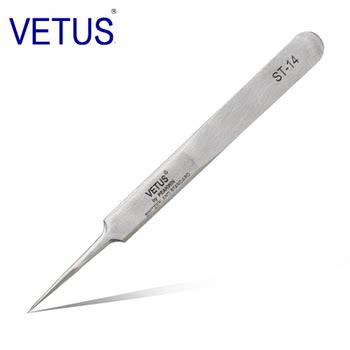 High precision stainless steel tweezers vetus