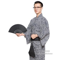 New Japanese traditional and Japanese bathclothes Spring and Summer home long robes comfortable pure cotton male robes