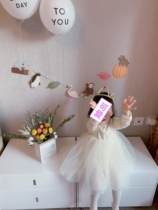 School School Children Cartoon Animal Pull Flag Birthday Party Decorations Room Kindergarten Classroom Laflower Arrangement Supplies