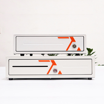 Minimalist ivory white pure white cash register cash box cash box Commercial supermarket store cash box cash cabinet drawer type with lock