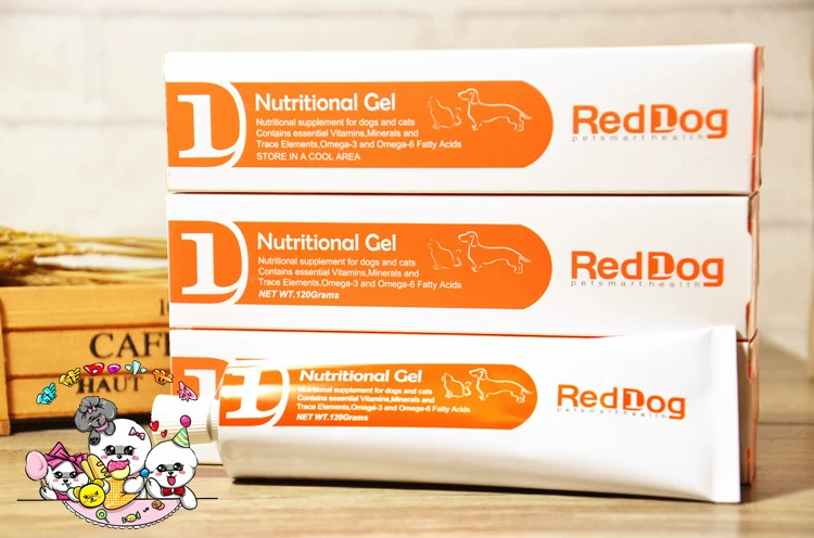 * Y tế cấp American reddog con chó màu đỏ dinh dưỡng kem con chó con mèo phát triển phục hồi chức năng chăm sóc sức khỏe sản phẩm chăm sóc 120g