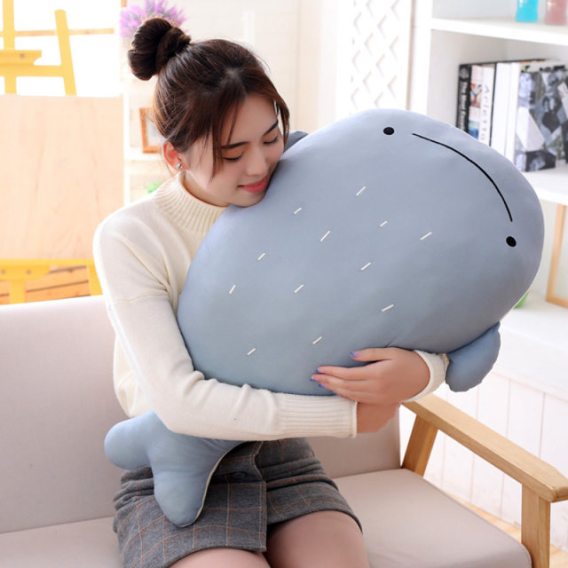 Ins ອິນເຕີເນັດສະເຫຼີມສະຫຼອງ whale doll pillow ສາວນອນ plush toy super soft rag doll ແມ່ຍິງ doll ນອນງາມ