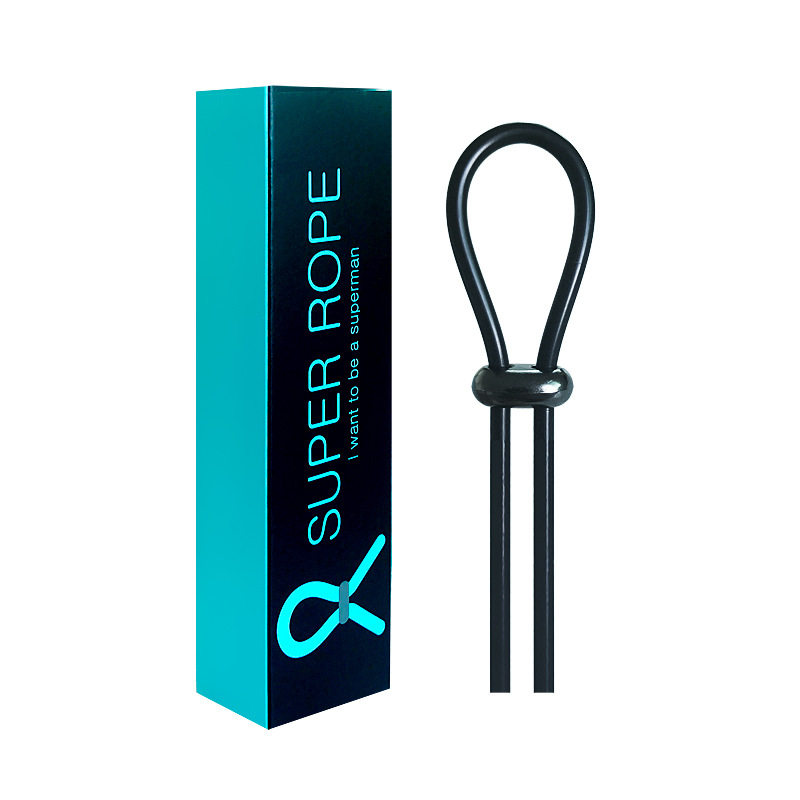 Men's Spice Penis Ringer Solid Lock Fine Rope Penis Cock Ring Maale Enhanceement