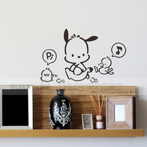 Switch stickers Notebook stickers Creative small stickers Pochacco Pacha Dog series two cute cartoon wall stickers