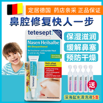 German Tetesept nasal mucosa ointment nasal plug moisturizing repair dry bleeding children gel nasal oil