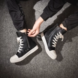 Martens, модные демисезонные ботинки на платформе, повседневные универсальные короткие сапоги, из натуральной кожи