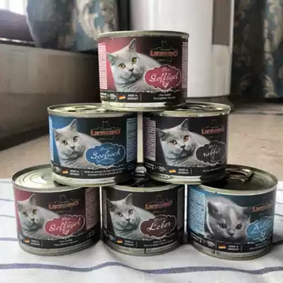 German Leonardo small plum cat canned grain-free fresh meat natural staple food cans 200g6