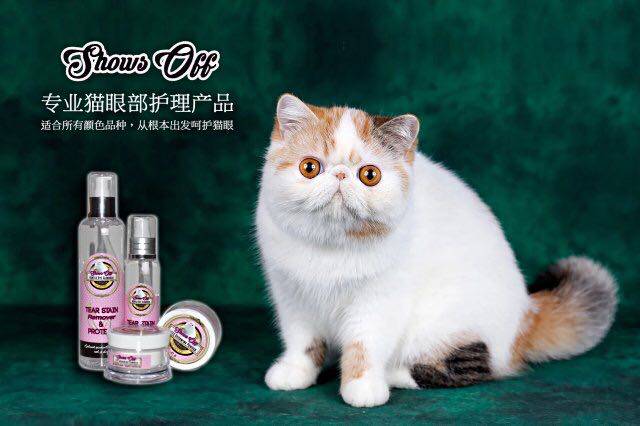 Thailand show off Xiufu teardrop powder 40g clean tear stain to stain pet racing dog cat supplies