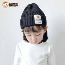 Childrens hats autumn and winter girls fashion foreign boy Korean tide baby wool hat children knitted hat winter