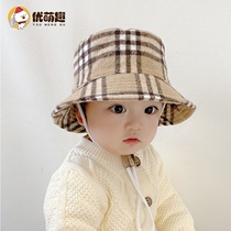 Baby fisherman hat spring and autumn female baby fashion foreign boy baby baby hat autumn Korean version