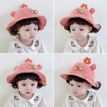 Female Baby Hat Fashion Tide Cap Baby Autumn Winter Princess Cap Fisherman Hat Autumn Money Cute Super Cute Spring Autumn Soft Along Cap