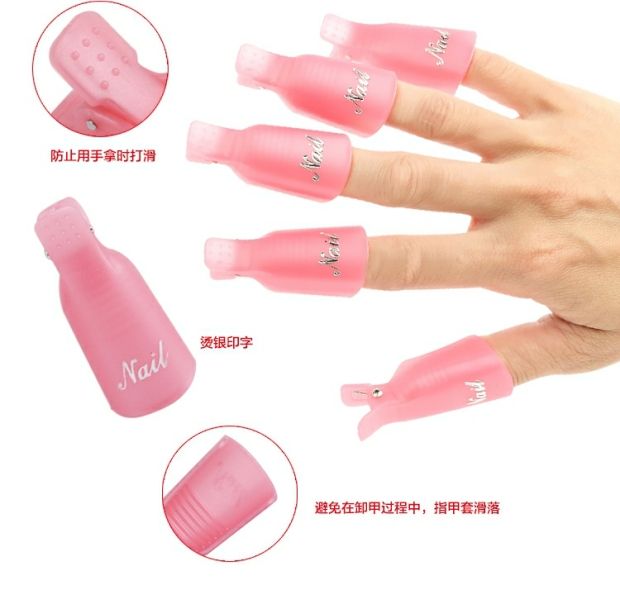 Nail Tool Set Unloading Set QQ Keo Nail Ba Lan Liệu pháp keo đặc biệt Túi dỡ hàng Tái sử dụng Clip dỡ - Công cụ Nail dụng cụ nail