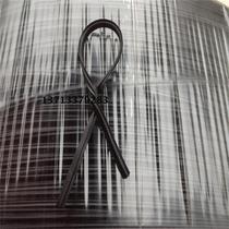 Black and white double-sided flat wire 1000 10cm iron core tie cable bundle