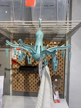 Fruit Wood bear Chongqing IKEA domestic Priesa hanging plastic drying rack with 16 clips