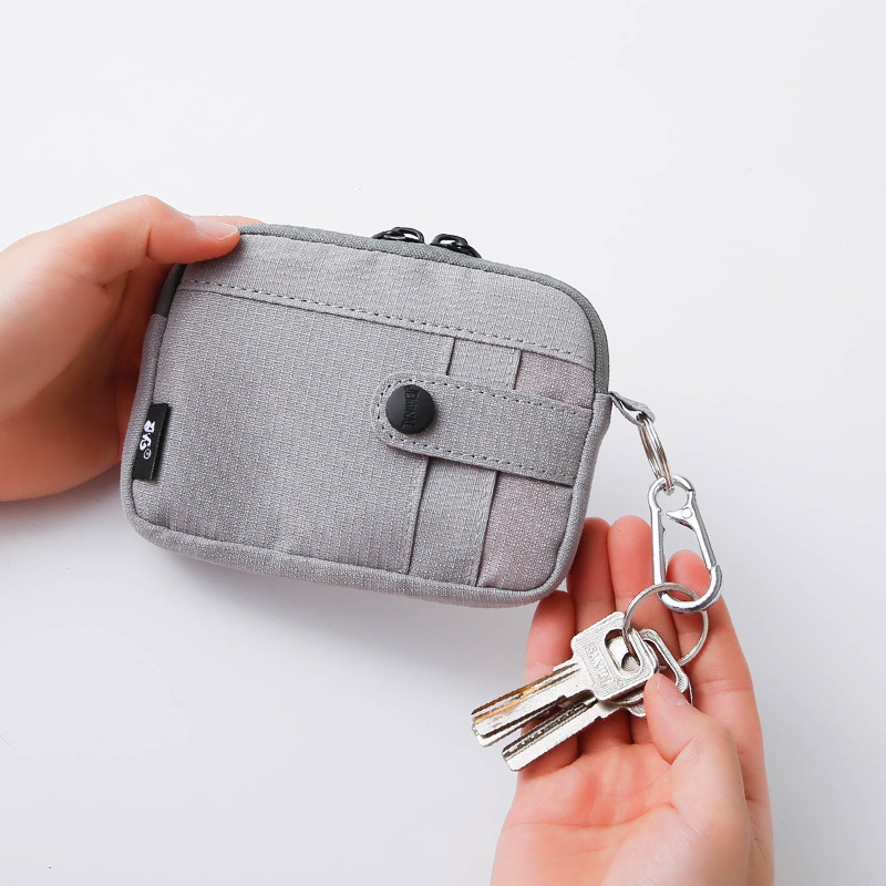 New Canvas Short Wallet Men's Belt Bag with Multiple Card Slots Student Mini Wallet Coin Purse Id Holder New Canvas Short Wallet Men's Belt Bag with Multiple Card Slots Student Mini Wallet Coin Purse Id Holder