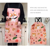 Cartoon animal fabric creative apron Korean fashion kitchen childrens home apron work clothes