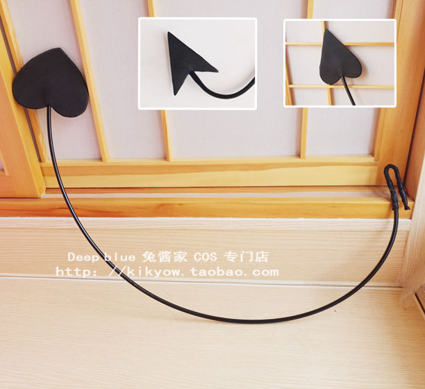 Halloween Props Cosplay Props Party Costume Performance Red Black Little Devil Tail 9 Styles to Choose from