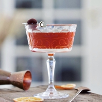 Cocktail Cup Italian RCR imported lead-free glass carved wide mouth champagne glass totem tall grape wine glass