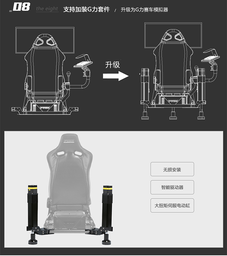 PNS racing simulator chỉ đạo khung bánh xe mô phỏng racing ghế G29 T300RS PS4 racing seat vô lăng chơi game winner