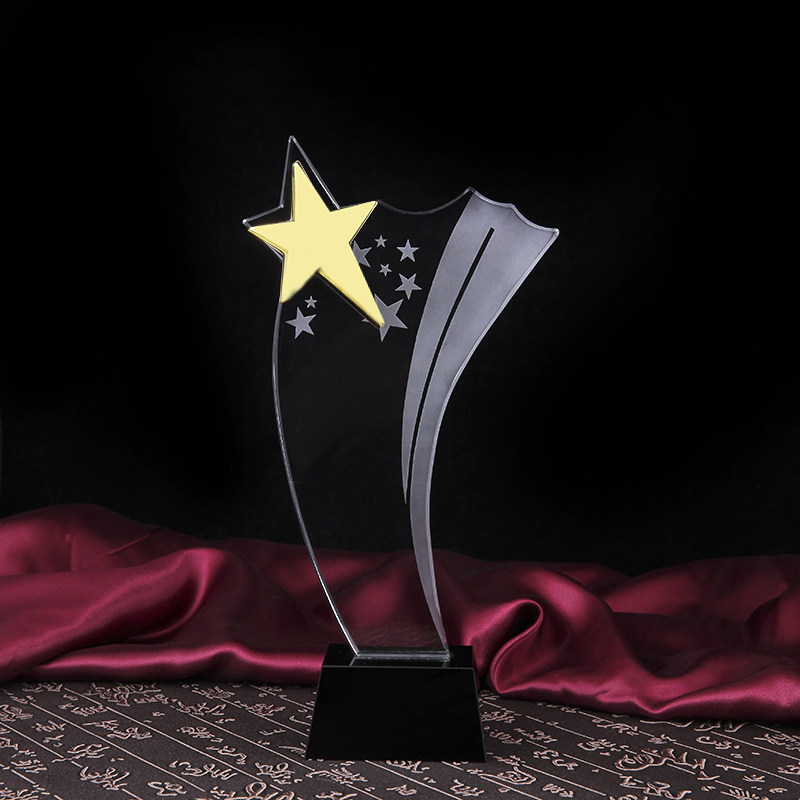 High Gear Spherical Trophy Glazed Trophy Plated Trophy Screen Cigarette Cylinder Metal Trophy Iceberg Pickling Medal