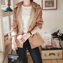 (Discount spot leak) LP high-tech liter JI fabric two sides wear short windbreaker benefits are not refundable