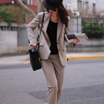 Zhao type reputation light luxury upgrade slim set fine fine fine suit worsted wool suit suit suit pants