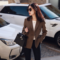 (Discount spot pick-up) Miss D * R classic worsted wool double-breasted suit benefits are not refundable