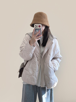 Feng below COS Turned Cotton Suit Jacket Woman Zipped Loose High Collar Profile Warm Quilted Cotton Clothes and Ins