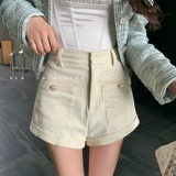 Летние дизайнерские шорты для отдыха, штаны, коллекция 2021, оверсайз, тренд сезона, высокая талия