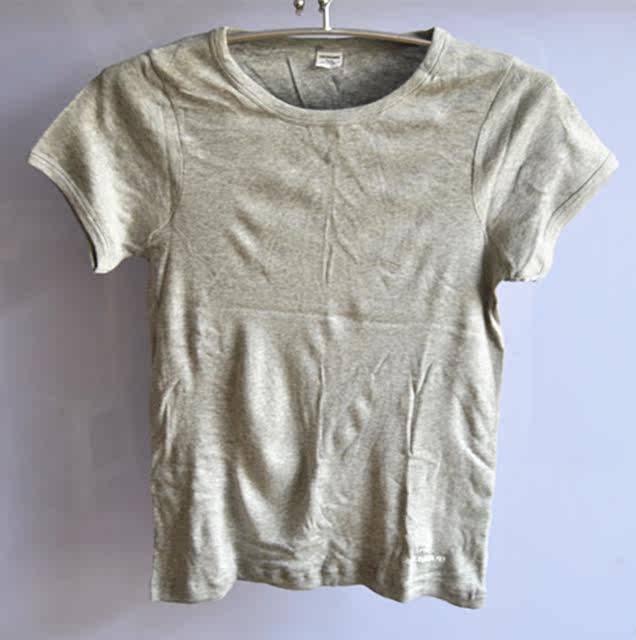 Clearance cotton element counter basic pure cotton men's short-sleeved shirt T-shirt 2111001 (ສິ້ນດຽວ)